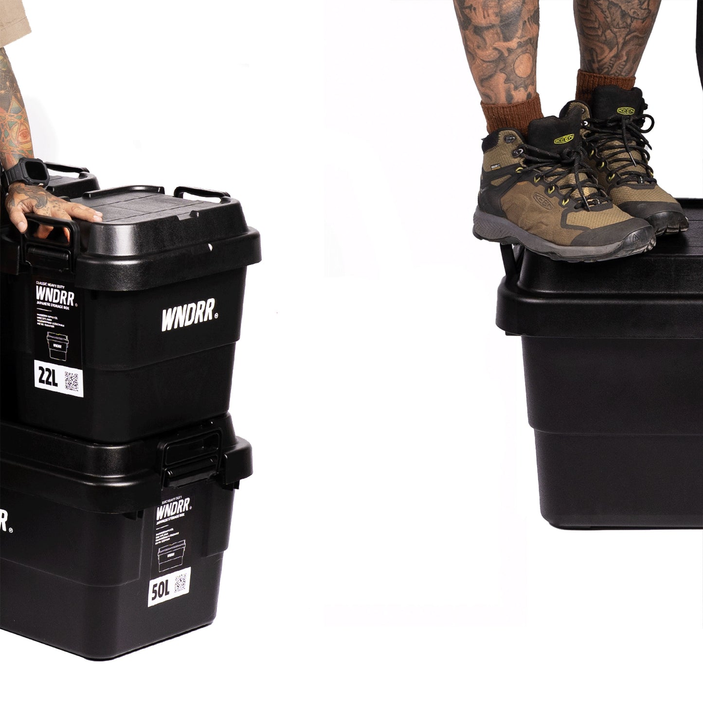 WNDRR Heavy Duty Storage Box 50L (180 KG)
