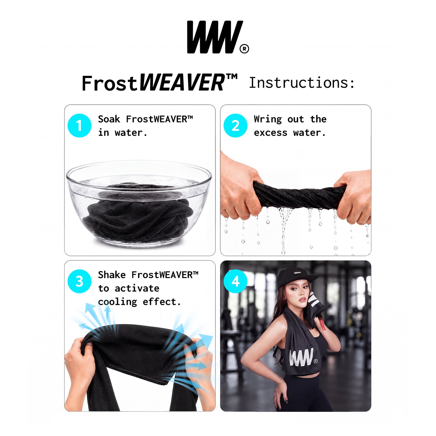 WNDRR FrostWEAVER™ Instant Cool Quick Dry Fibre