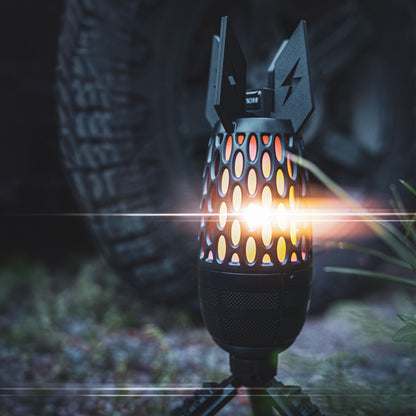 WNDRR FATMAN™ Carbon Fiber 3D Printed Flame Speaker Armor V1